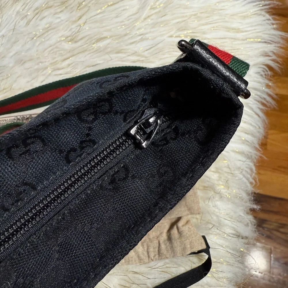 Gucci Web Black Gg Cross bag Shoulder bag Black Small, - Picture 9 of 16